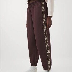 Women’s adidas size L brown and leopard sweatpants